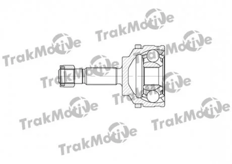 NISSAN ШРУС Наружный к-кт с ABS 30/21 зуб. KUBISTAR Фургон (X76) 1.2 03-, RENAULT CLIO II (BB_, CB_) 1.2 98-10, KANGOO (KC0/1_) 1.2 97-, SYMBOL II (LU_) 1.4 08-14 TRAKMOTIVE 400599
