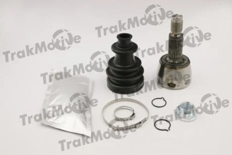 FORD ШРКШ зовнішній к-кт 20/25 зуб. ESCORT V седан (AFL) 1.3 93-95, FIESTA III (GFJ) 1.0 89-95, FIESTA D 1.8 98-02, MAZDA 121 III (JASM, JBSM) 1.3 96-03 TRAKMOTIVE 400170
