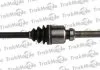 CITROEN Полуось прав L=1009mm 28/37 зуб. C5 III (RD) 2.0 HDi 140 08-, DS5 2.0 HDi 165 11-15, PEUGEOT 407 SW (6E) 2.0 HDi 08-10, DS TRAKMOTIVE 300237 (фото 1)