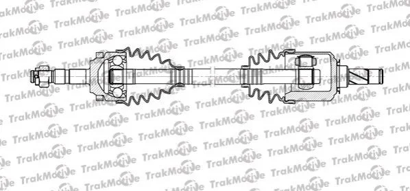 OPEL Полуось лев с ABS L=584mm 22/22 зуб. Combo 01-, Corsa C 00-, MERIVA A 1.6 16V 03-06, PORSCHE BOXSTER 2.7 04-06 TRAKMOTIVE 301117 (фото 1)