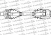 OPEL Полуось лев с ABS L=584mm 22/22 зуб. Combo 01-, Corsa C 00-, MERIVA A 1.6 16V 03-06, PORSCHE BOXSTER 2.7 04-06 TRAKMOTIVE 301117 (фото 1)