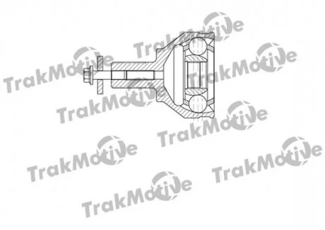 FORD Шрус наружный к-кт 26/36 зуб. C-MAX 2.0 TDCi 08-10, FOCUS C-MAX (DM2) 1.8 TDCi 05-07, FOCUS II 2.0 TDCi 05-12 TRAKMOTIVE 400669