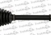 VW піввісь лів. L=502mm 36 зуб. POLO 1.4 TDI 05-09, SKODA FABIA II 1.4 TDI 07-10, SEAT CORDOBA 1.4 TDI 05-09 TRAKMOTIVE 300937 (фото 1)