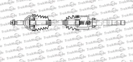 CITROEN Полуось прав L=973mm L=1019mm 28/37 зуб. Jumpy, Peugeot 508, FIAT SCUDO 2.0 D Multijet 10-16 TRAKMOTIVE 301118