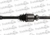 CITROEN піввісь прав. з ABS L=872mm 25/24 зуб. XSARA Break 2.0 HDi 109 01-05, ZX Break 1.9 TD 93-97 TRAKMOTIVE 300185 (фото 1)