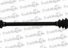 CITROEN Полуось лів. L=832,5mm, L=880mm 21/22 зуб. C3 Pluriel 1.6 03-, PEUGEOT 1007 1.6 16V 05- TRAKMOTIVE 300214 (фото 1)