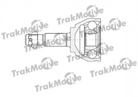 NISSAN ШРКШ зовнішній к-кт 29/36 зуб.Qashqai,X-Trail,Renault Koleos 1.6/2.0dCi 07- TRAKMOTIVE 400593