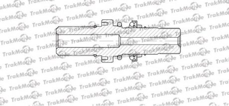 VW Напіввісь передн. прав. MULTIVAN T5 2.0 TDI 09-15, TRANSPORTER T5 2.0 TDI 10-15 TRAKMOTIVE 35-0006