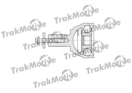 FORD ШРКШ зовнішній к-кт 40/28 зуб.Galaxy,Mondeo IV,S-Max,Volvo S60/80 II,V60/70 TRAKMOTIVE 40-0665