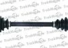 PEUGEOT піввісь лів. L=648,5mm 21/22 зуб. 1007 1.4 05-, CITROEN C3 I 1.4 i 02-10 TRAKMOTIVE 300204 (фото 1)