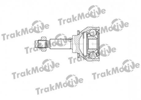Шркш зовнішній к-кт 22/22 зуб. TAVRIA (1102) 1.1 89-07, TAVRIA (1102) 1.3 89-07 TRAKMOTIVE 400638