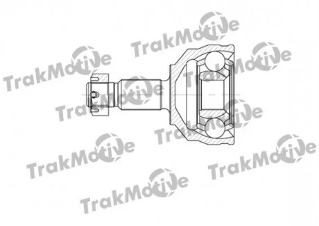 CITROEN Шрус наружный к-кт с ABS 27/39 зуб. Jumpy,Fiat Scudo,Peugeot Expert 95- TRAKMOTIVE 400572