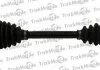 PEUGEOT Полуось лів.с ABS L=596mm L2=636mm 21/24 зуб. 206 (2A/C) 1.9 D 98-01 TRAKMOTIVE 300591 (фото 1)