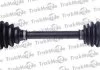 FORD Полуось лев L=617mm 25/23 зуб. Fusion 1.4/1.6 -12, Fiesta 1.25/1.6 -08 TRAKMOTIVE 300395 (фото 1)