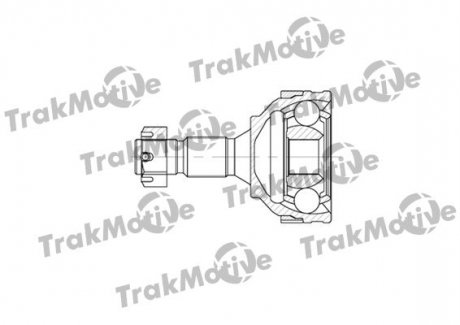 CITROEN ШРКШ зовнішній 25/34 зуб. к-кт Berlingo 1.8,1.9D ABS 29-зуб. TRAKMOTIVE 40-0560