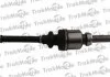 PEUGEOT Полуось прав. с ABS L=890mm 21/24 зуб. 206 (2A/C) 1.9 D 98-01 TRAKMOTIVE 300592 (фото 1)