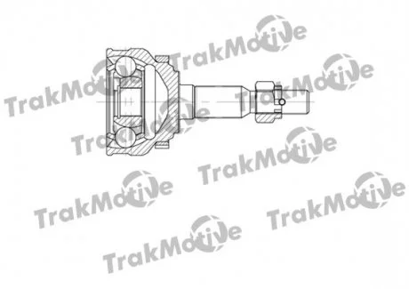 OPEL Шрус наружный к-кт с ABS 33/25 зуб.Calibra A,Kadett E,Vectra A TRAKMOTIVE 400645