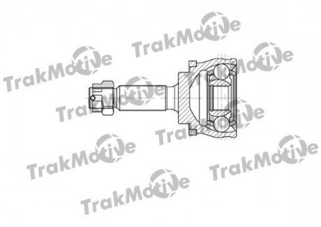 MITSUBISHI ШРУС внешний с ABS к-кт 25/24 зуб. GALANT VII 2.0 92-96 TRAKMOTIVE 40-0689