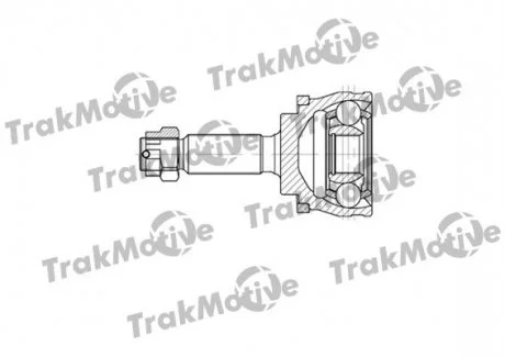 MITSUBISHI ШРУС внешний с ABS к-кт 25/24 зуб. GALANT VII 2.0 92-96 TRAKMOTIVE 400689