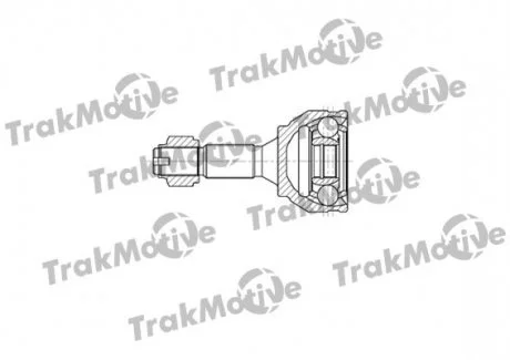 CITROEN ШРКШ зовнішній к-кт 20/21 зуб. C2 1.1 03-12, C2 1.4 06-09 TRAKMOTIVE 400732