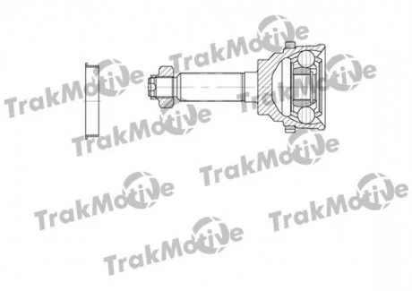 DAEWOO ШРКШ зовнішній з ABS к-кт 23/19 зуб. Matiz 0.8, CHEVROLET TRAKMOTIVE 400636