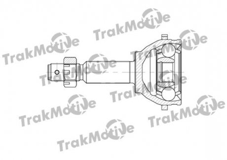 FORD ШРУС наружный к-кт с ABS 28/26 зуб.Transit 2.0D/2.4TDCI 00- TRAKMOTIVE 40-0582 (фото 1)