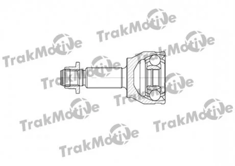FORD ШРКШ зовнішній к-кт 25/20 зуб. Fiesta,Fusion 1.4TDCi 01- TRAKMOTIVE 400580