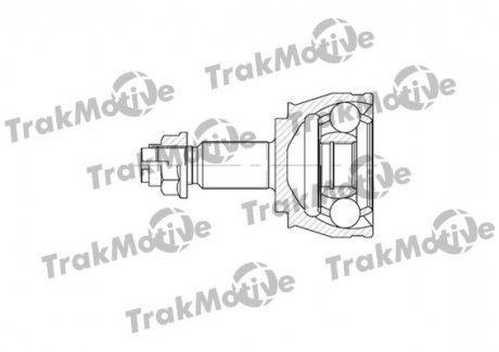 FIAT Шрус наружный к-кт 27/26 зуб. Alfa Romeo 166 2.4JTD,Doblo TRAKMOTIVE 40-0554