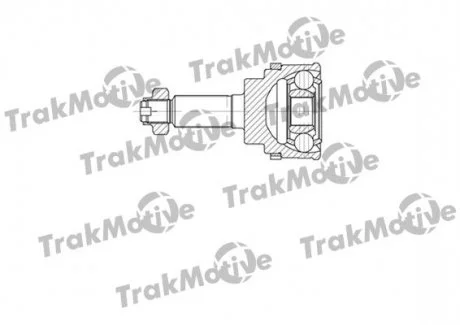 SUZUKI ШРУС наружный с ABS 19/23 зуб. IGNIS I (FH) 1.3 00-03 TRAKMOTIVE 400607