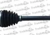 FIAT піввісь прав L=522,5mm 25 зуб. GRANDE PUNTO 1.3 D 05-10 TRAKMOTIVE 300440 (фото 1)
