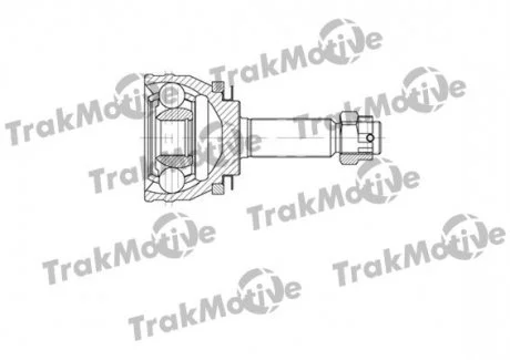 HYUNDAI Шрус наружный к-кт с ABS 25/23 зуб.Getz 1.5CRDI 03- TRAKMOTIVE 400619