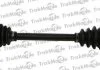 PEUGEOT Полуось лів. L=635mm 25/24 зуб. 207 1.6 HDi 06-13 TRAKMOTIVE 300670 (фото 1)