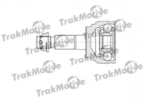 TOYOTA ШРКШ зовнішній к-кт 29/30 зуб. Hilux 2,5-3,0 01- TRAKMOTIVE 400705