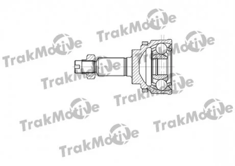 SUZUKI ШРКШ наруж. з ABS к-кт 25/29 зуб. SWIFT III 05- TRAKMOTIVE 400702