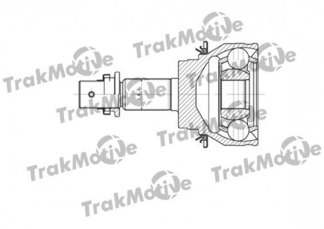 TOYOTA ШРКШ зовнішній 30/30 зуб. Land Cruiser 3,0D 02- TRAKMOTIVE 40-0703