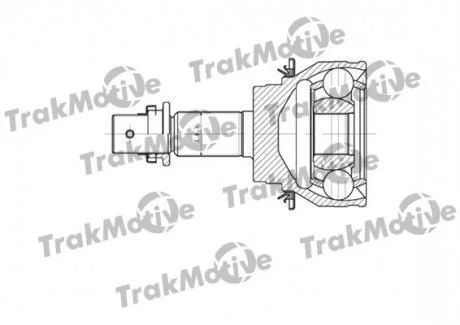 TOYOTA ШРКШ зовнішній 30/30 зуб. Land Cruiser 3,0D 02- TRAKMOTIVE 400703