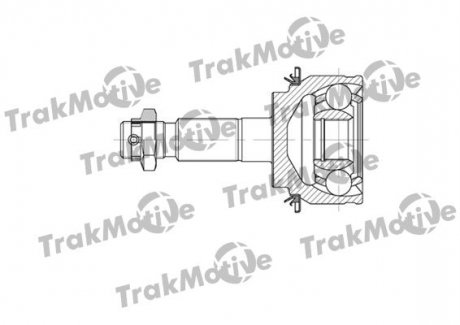 TOYOTA ШРУС наружный к-кт 29/30 зуб. Hilux 2,5-3,0 01- TRAKMOTIVE 40-0720 (фото 1)