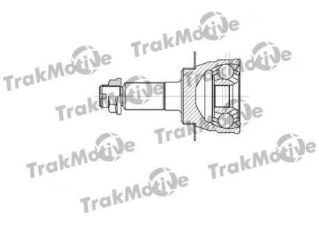 SUZUKI ШРКШ зовнішній к-кт 28/29 зуб. SX4 1,5-1,6 06- TRAKMOTIVE 400701