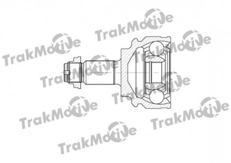 ШРКШ (зовнішній) BMW X5 (E53) 00-06 M57/M54/N62 (30x27x144.5) TRAKMOTIVE 400557