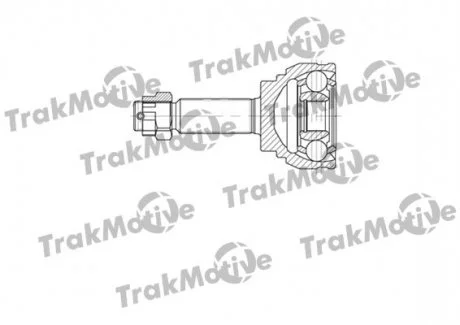 HYUNDAI ШРКШ внутрішній к-кт 25/22 зуб. ACCENT 00- TRAKMOTIVE 400682