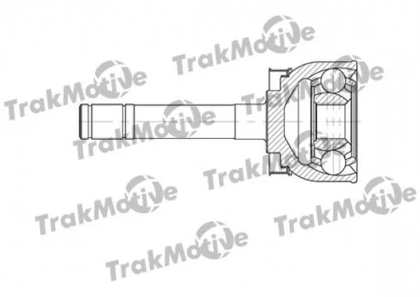 NISSAN Шрус наруж. к-кт 27/27 зуб. VANETTE -01 TRAKMOTIVE 400693