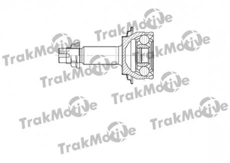 TOYOTA ШРКШ зовнішній к-кт Yaris 1,0-1,3 05- TRAKMOTIVE 400610