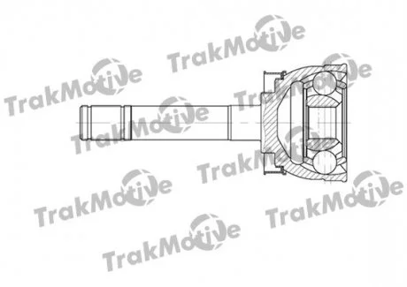 NISSAN Шрус внешний 28/25 зуб. PICK UP 98 TRAKMOTIVE 400695