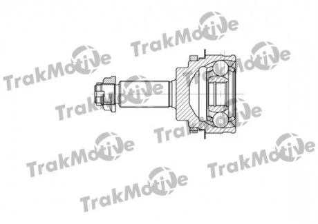 SUBARU Шрус наружный к-кт Forester 02- TRAKMOTIVE 400699