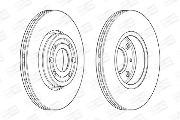 (Champion) Гальмівний диск CHAMPION 562636CH (фото 1)