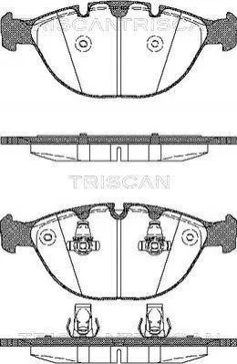 Колодки гальмівні передні TRISCAN 811011011 (фото 1)
