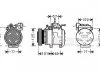 Компрессор кондиционера TUCSON/SPORTAGE 27i 04- Van Wezel 8200K208 (фото 1)