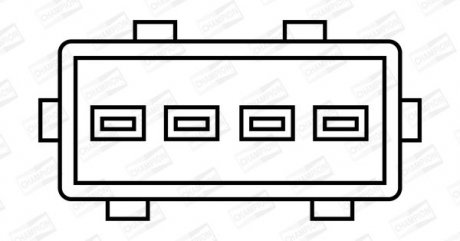 Котушка запалювання RENAULT Safrane2,5i 96-00 VOLVO 2,0-2,5: 850/C70/S70/V70 CHAMPION BAEA037E