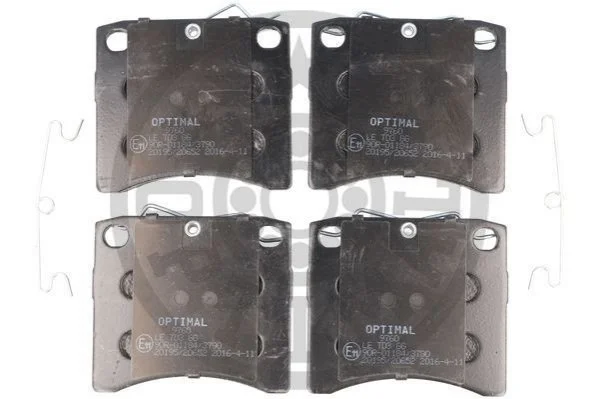 Колодки гальмівні (передні) VW T4 1.9-2.5D 90-95 R15 OPTIMAL BP09760 (фото 1)