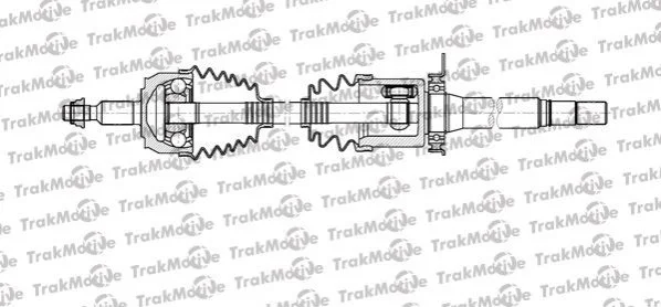 VW Полуось прав L=1026,5mm 38/37 зуб. MULTIVAN V 2.0 TDI 09-15, TRANSPORTER V 2.0 BiTDI 09-15 TRAKMOTIVE 301119 (фото 1)